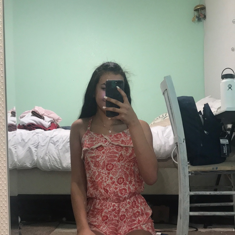 Red romper